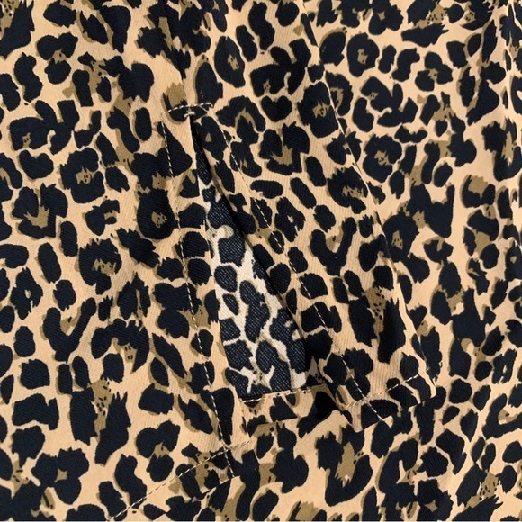 Harper Wren Women’s Animal Print Cheetah Tunic Top Size Small - Picture 4 of 11